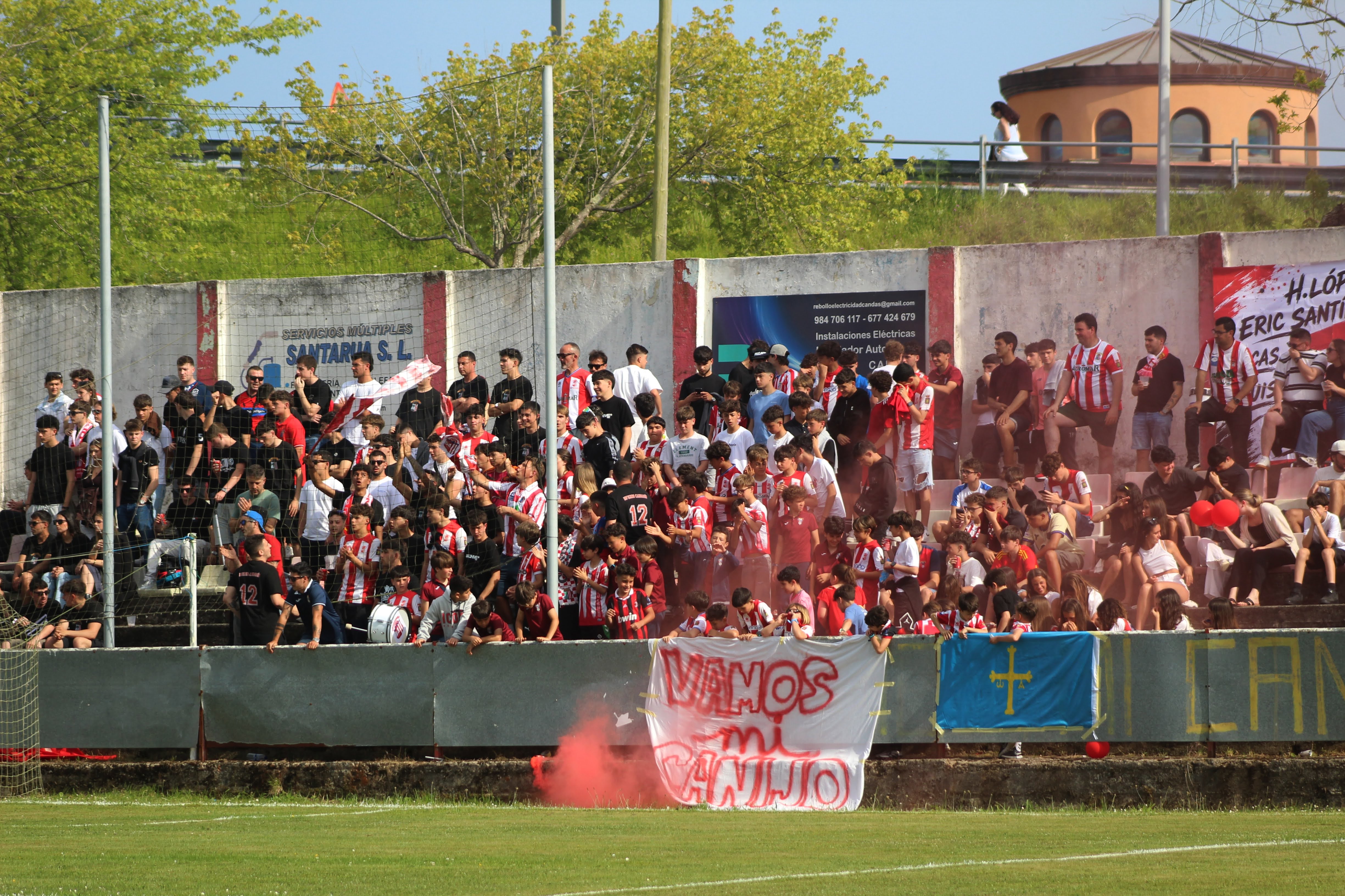Candás CF 1-1 C. Asturias de Blimea · Playoff IDA